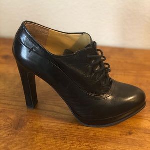 Nine West Black lace ankle boots 9